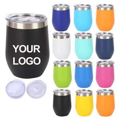 12 Oz. Vacuum Stainless Steel Insulated Wine Cup